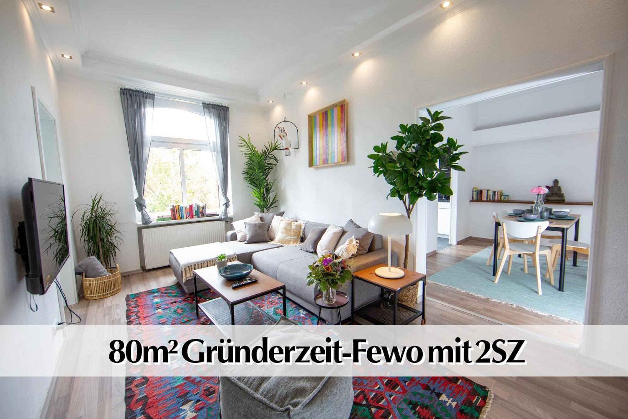 80M2 3R Wohnung Mit Privatem Parkplatz, Kingsize Betten, Smart-Tv, Etc Эрфурт Экстерьер фото